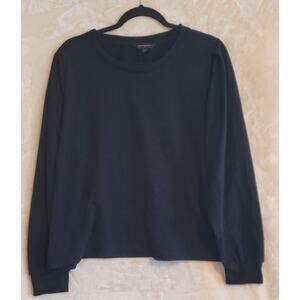Banana Republic Crew Neck Sweater Women's Long Sleeve Black Size X-Large